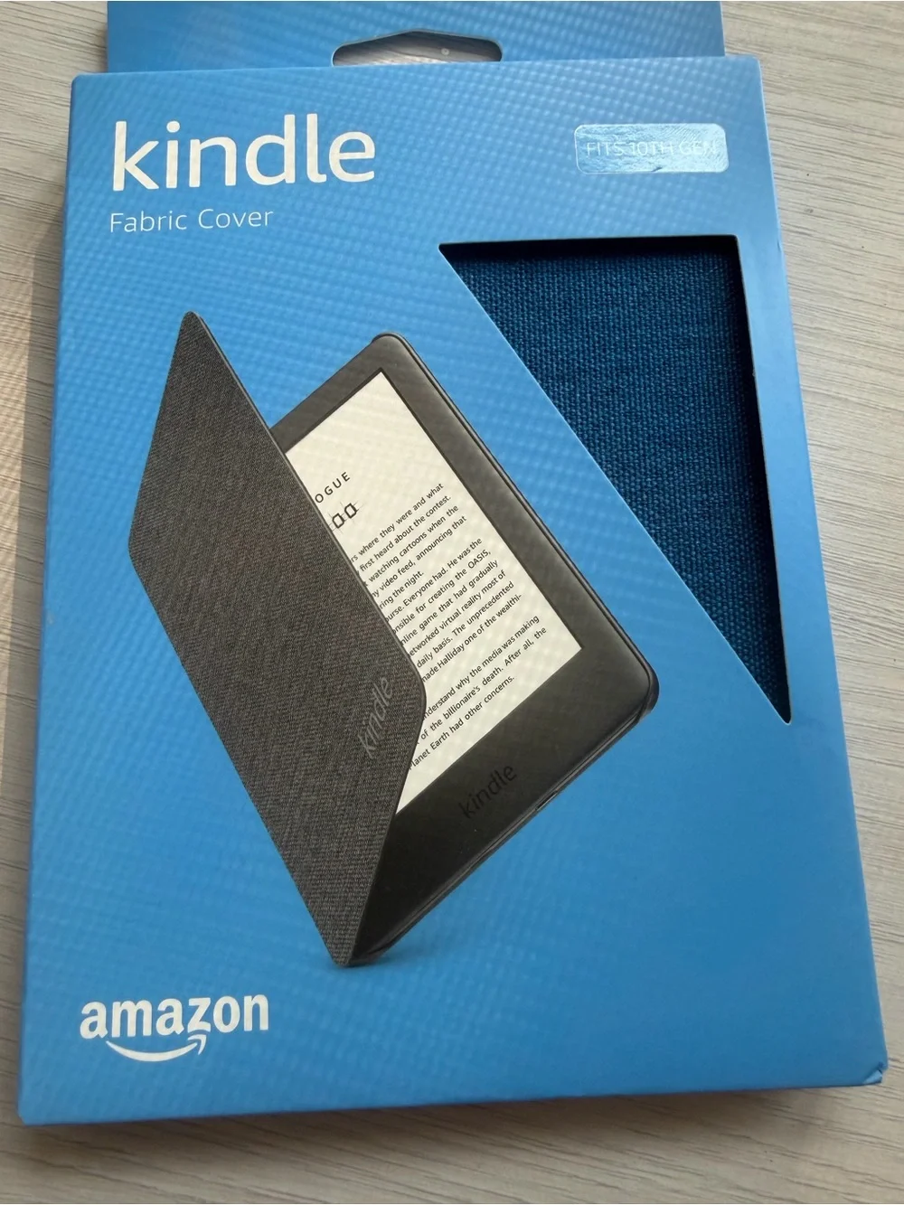 Kindle Fabric Cover 10th generation blue